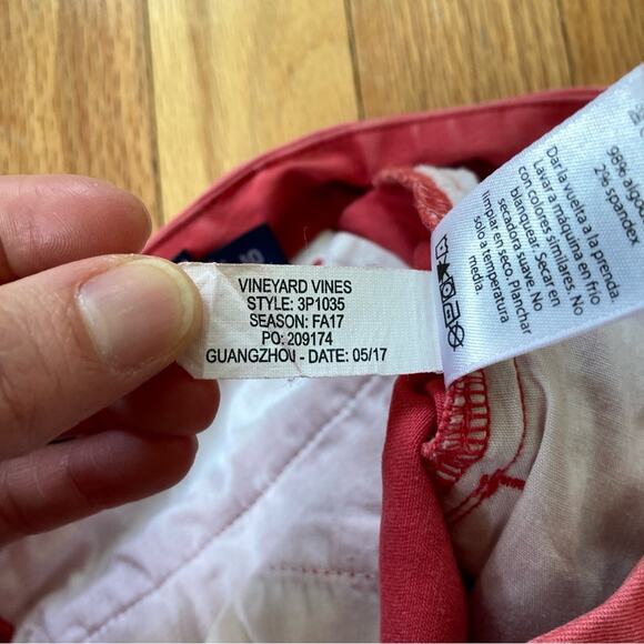 Vineyard Vines Breaker Chinos Boys Size 10 Nantucket  Red - Picture 7 of 10